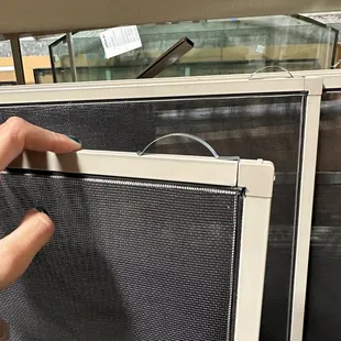 Window screens, custom made to your windows.