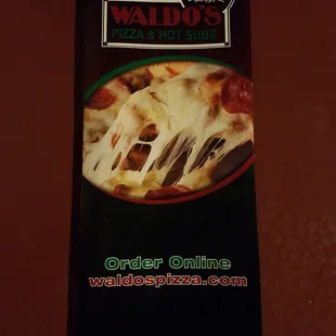 the order of the pizza