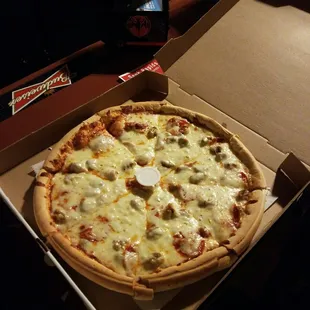 a pizza in a box