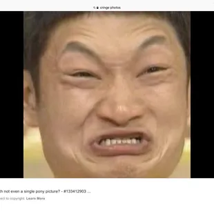 a man making a funny face