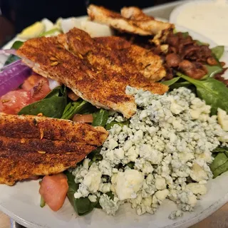 Blackened Chicken Spinach Salad