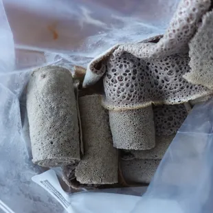 second bag of injera, so much!