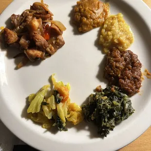 Grilled chicken Veggie sampler