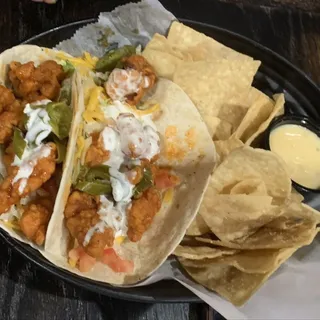 Buffalo Gator Tacos