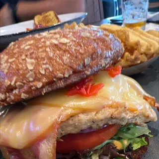 Smoked Gouda Turkey Burger