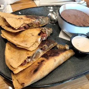 Cajun quesadilla