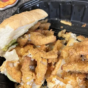 Catfish poboy