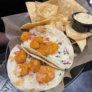 Boom Boom Shrimp Tacos