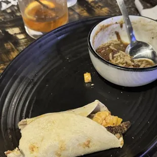 Redfish Tacos and Chicken &amp; Sausage Gumbo