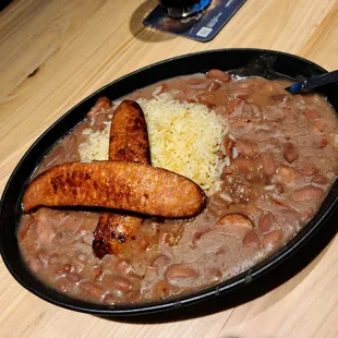 Red Beans &amp; Rice - new Orleans style over rice, andouille sausage.