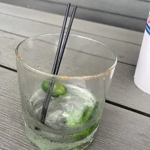 Jalapeño margarita was so dang good.