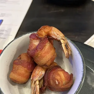 Grilled devils on horseback!