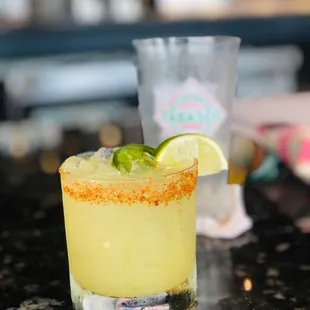 Skinny jalapeño margarita