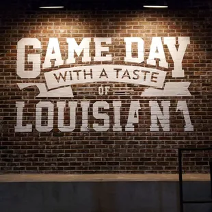 gameday with a taste of louisiana