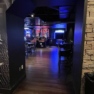 Entrance to the Dugout available for private event rentals or come on in to play some games