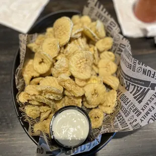 Fried pickles. Amazing!