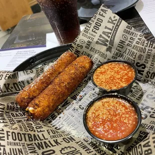 Mozzarella logs
