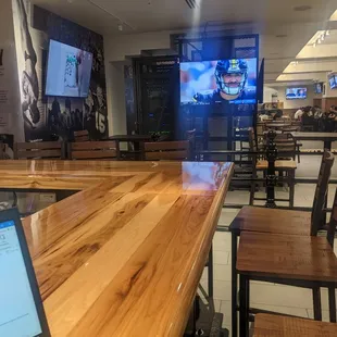 interior, sushi and sashimi