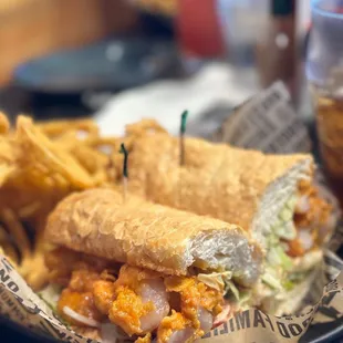 Boom, boom shrimp, Po boy