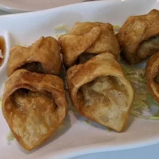a plate of fried food