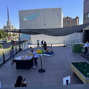 Rooftop mini golf