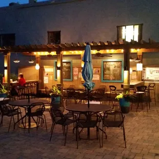 Outdoor seating