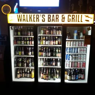 The extended beer selection