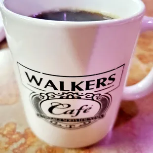 a cup of coffee