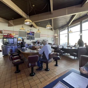 diners sitting at the counter