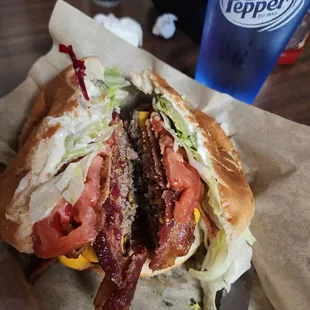 My Double bacon cheese burger