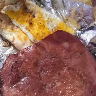 Ham and eggs