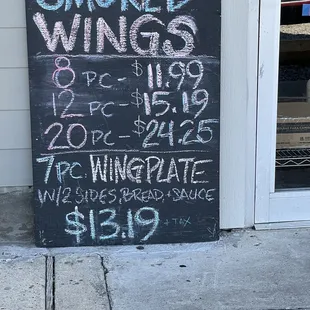 smoker wings