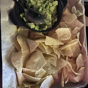 Guac and chips