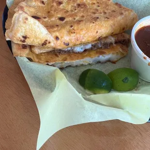 Beef Quesadilla.