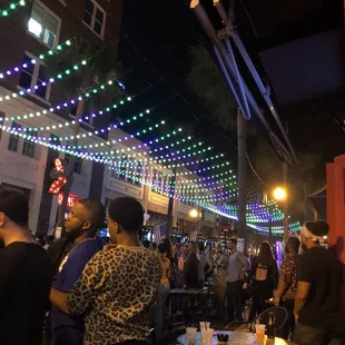 outside