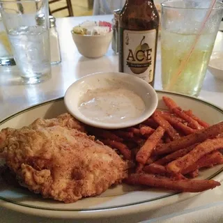 Sweet Potato Fries With Cream Gravy