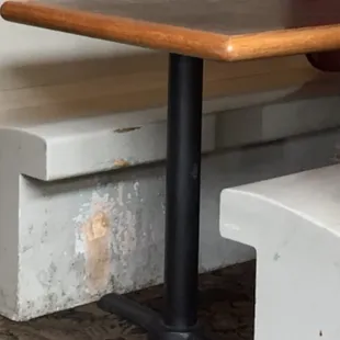 Just one of the disgusting benches!
