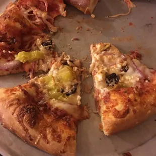 Cheap ingredients, oily as all get out and Boboli like crust.