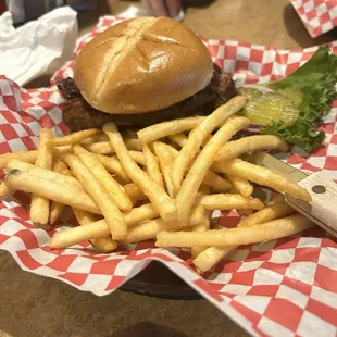 Black &amp; Bleu Burger