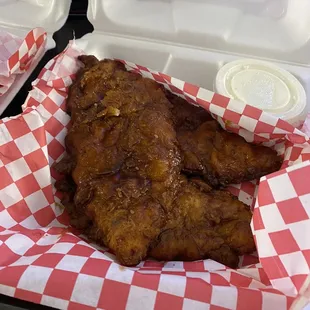 Thai Garlic &quot;Boneless Wings&quot; (zoomed out)