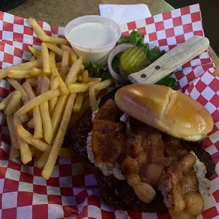 Black &amp; Bleu Burger