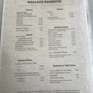 Menu Front