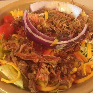 Beef super salad