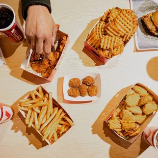 food, waffles
