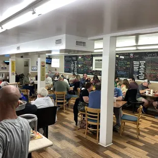 The place was packed on Friday at 1:30.