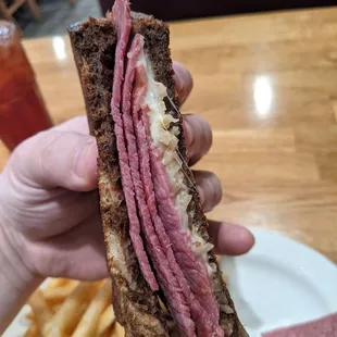 Decent amount of corned beef. Needs more kraut