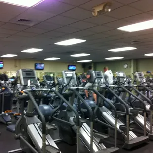 The cardio room