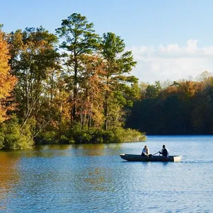 Early fall in a rented jon boat. Wonderful!