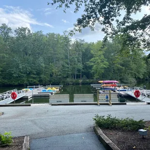 Canoe dock