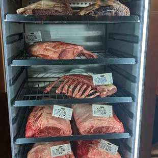 Dry aged meat cooler